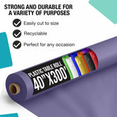 40 In. x 300 Ft. Premium Lavender Table Roll